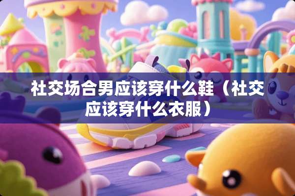 社交场合男应该穿什么鞋（社交应该穿什么衣服）