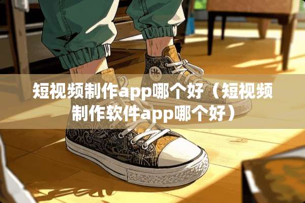 短视频制作app哪个好（短视频制作软件app哪个好）