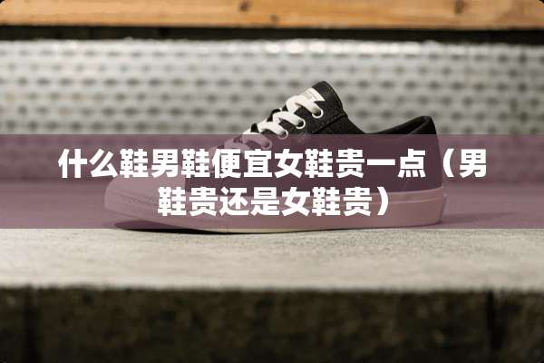 什么鞋男鞋便宜女鞋贵一点（男鞋贵还是女鞋贵）