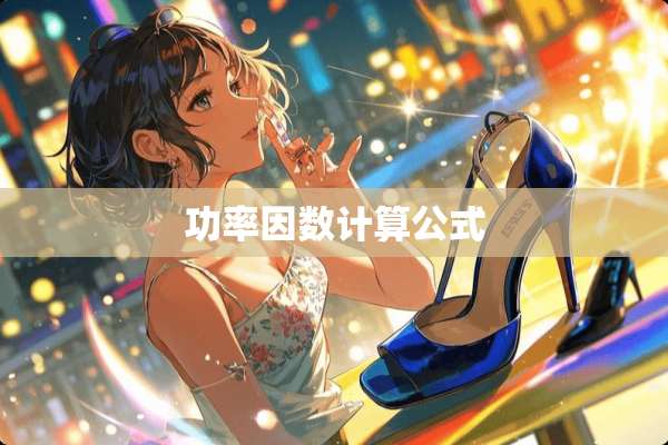 功率因数计算公式