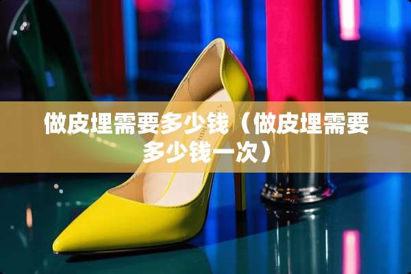 做皮埋需要多少钱（做皮埋需要多少钱一次）