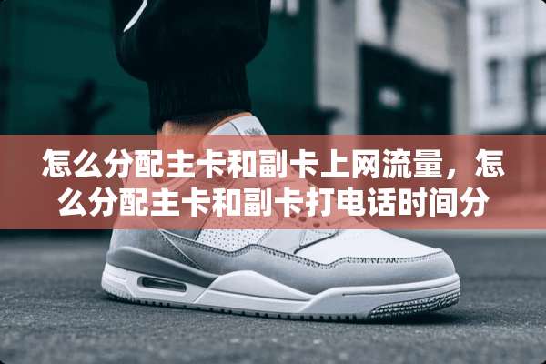 怎么分配主卡和副卡上网流量，怎么分配主卡和副卡打电话时间分钟