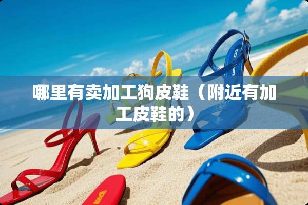哪里有卖加工狗皮鞋（附近有加工皮鞋的）