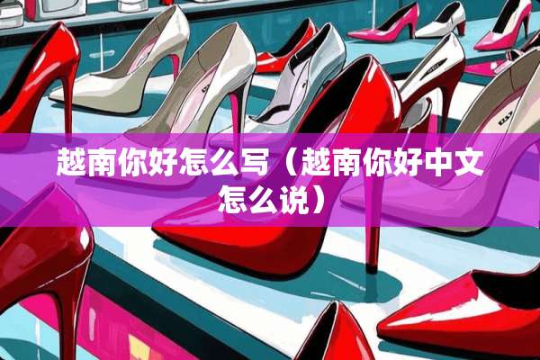越南你好怎么写（越南你好中文怎么说）