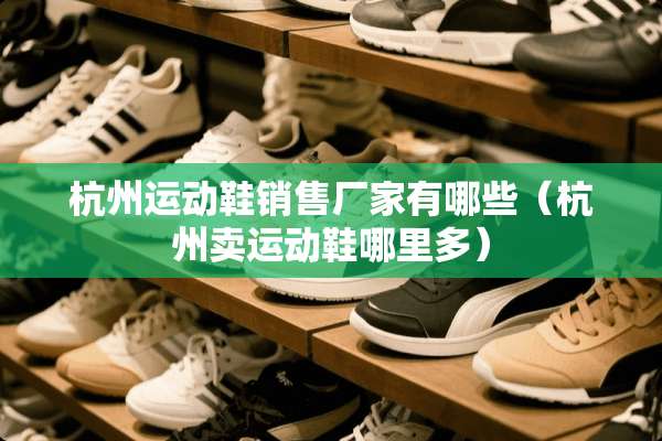 杭州运动鞋销售厂家有哪些（杭州卖运动鞋哪里多）