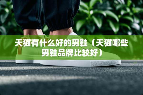 天猫有什么好的男鞋（天猫哪些男鞋品牌比较好）