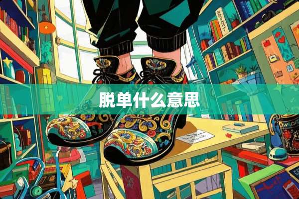 脱单什么意思