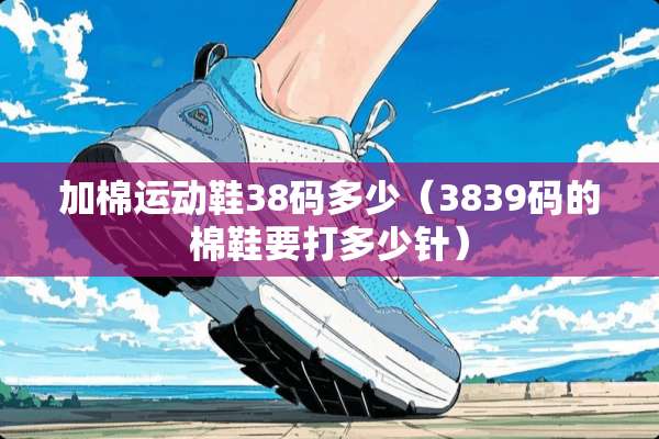 加棉运动鞋38码多少（3839码的棉鞋要打多少针）