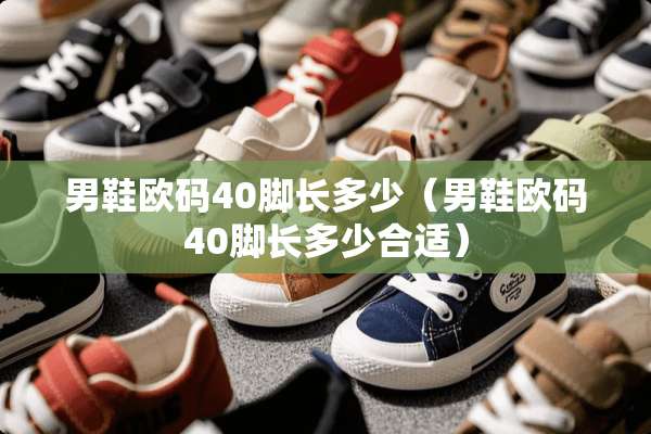 男鞋欧码40脚长多少（男鞋欧码40脚长多少合适）