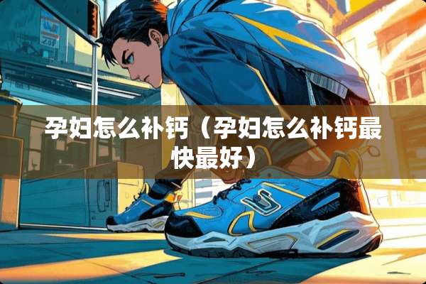 孕妇怎么补钙（孕妇怎么补钙最快最好）