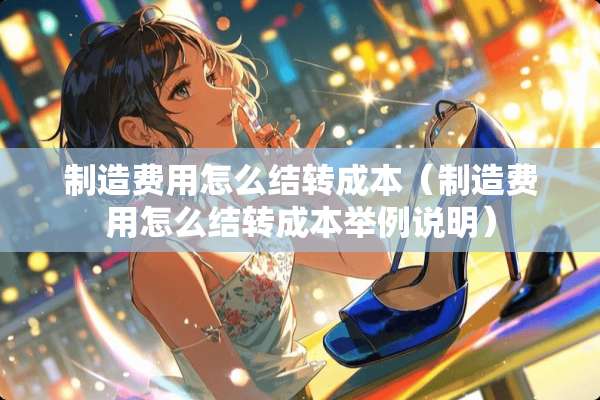 制造费用怎么结转成本（制造费用怎么结转成本举例说明）