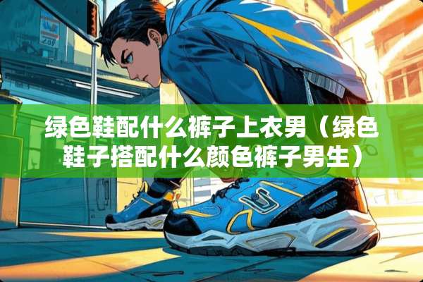 绿色鞋配什么裤子上衣男（绿色鞋子搭配什么颜色裤子男生）