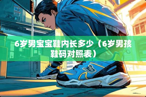 6岁男宝宝鞋内长多少（6岁男孩鞋码对照表）