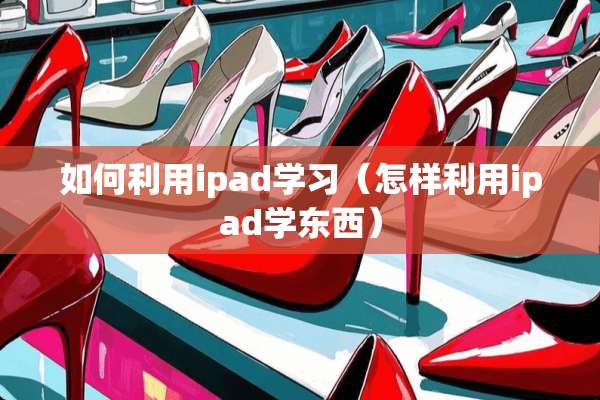 如何利用ipad学习（怎样利用ipad学东西）