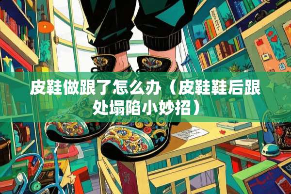 皮鞋做跟了怎么办（皮鞋鞋后跟处塌陷小妙招）