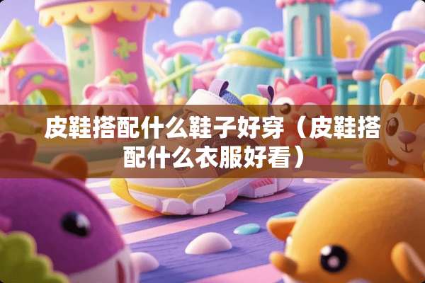 皮鞋搭配什么鞋子好穿（皮鞋搭配什么衣服好看）