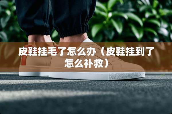 皮鞋挂毛了怎么办（皮鞋挂到了怎么补救）