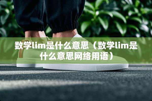 数学lim是什么意思（数学lim是什么意思网络用语）