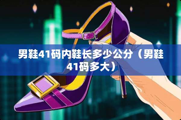 男鞋41码内鞋长多少公分（男鞋41码多大）