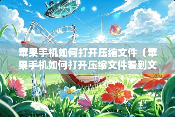 苹果手机如何打开压缩文件（苹果手机如何打开压缩文件看到文档）