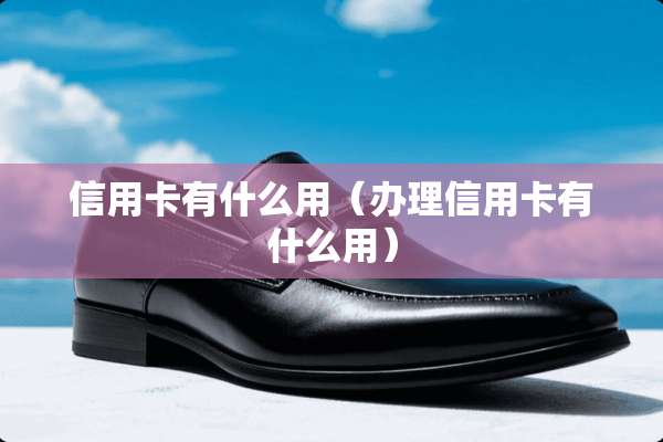 ***有什么用（办理***有什么用）