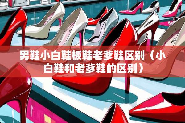 男鞋小白鞋板鞋老爹鞋区别（小白鞋和老爹鞋的区别）