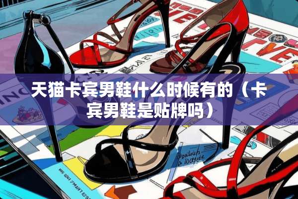 天猫卡宾男鞋什么时候有的（卡宾男鞋是贴牌吗）