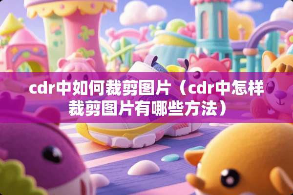 cdr中如何裁剪图片（cdr中怎样裁剪图片有哪些方法）