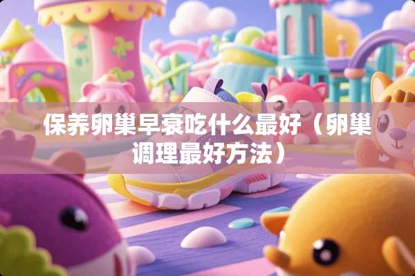 保养卵巢早衰吃什么最好（卵巢调理最好方法）