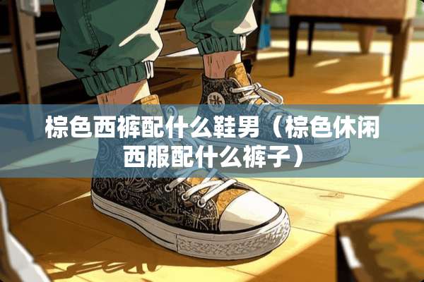 棕色西裤配什么鞋男（棕色休闲西服配什么裤子）