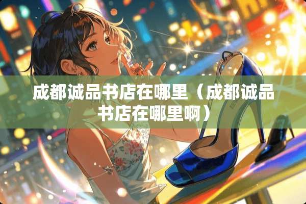 成都诚品书店在哪里（成都诚品书店在哪里啊）