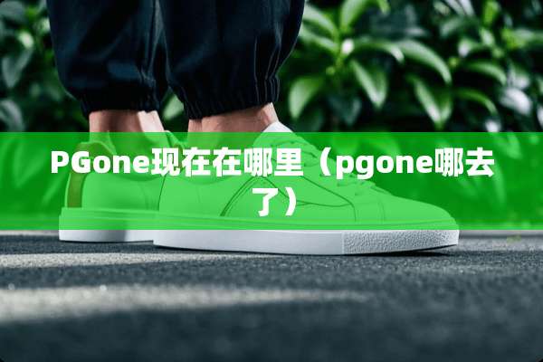 PGone现在在哪里（pgone哪去了）