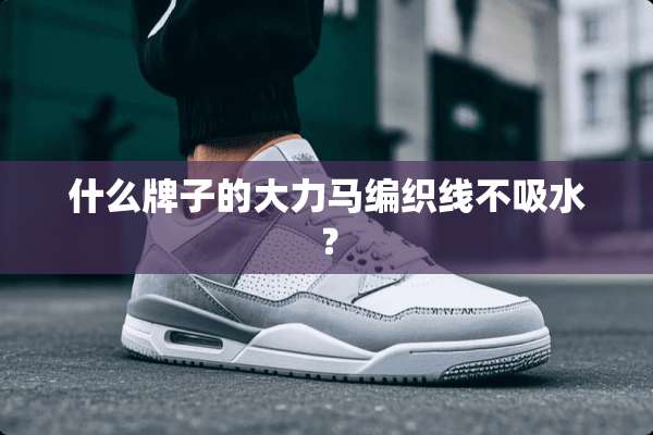 什么牌子的大力马编织线不吸水？