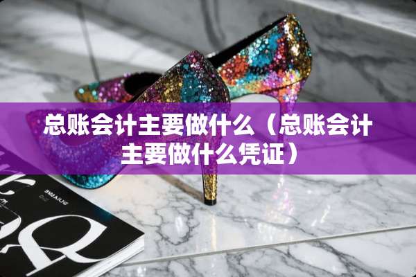 总账会计主要做什么（总账会计主要做什么凭证）