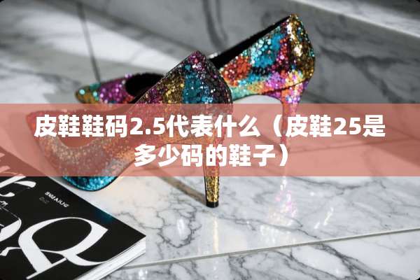 皮鞋鞋码2.5代表什么（皮鞋25是多少码的鞋子）