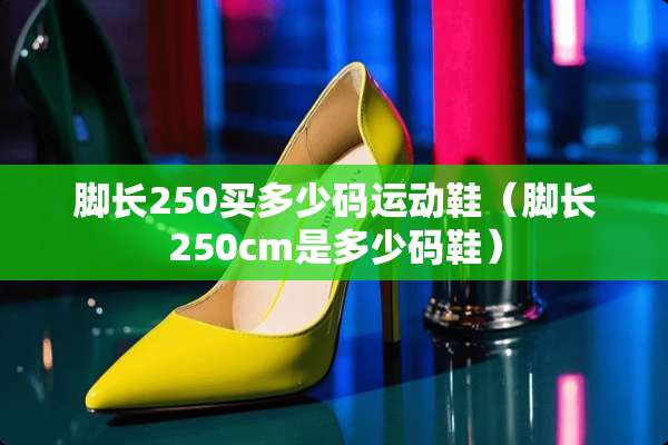 脚长250买多少码运动鞋（脚长250cm是多少码鞋）