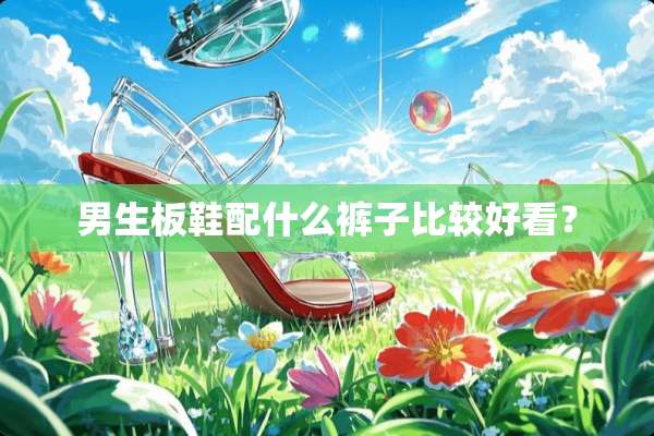 男生板鞋配什么裤子比较好看？