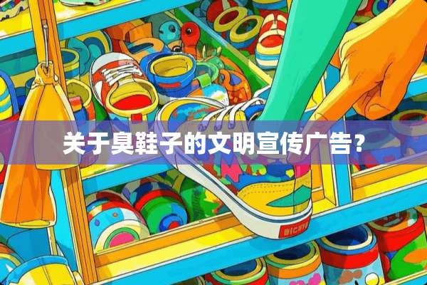 关于臭鞋子的文明宣传广告？