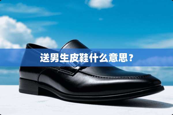 送男生皮鞋什么意思？