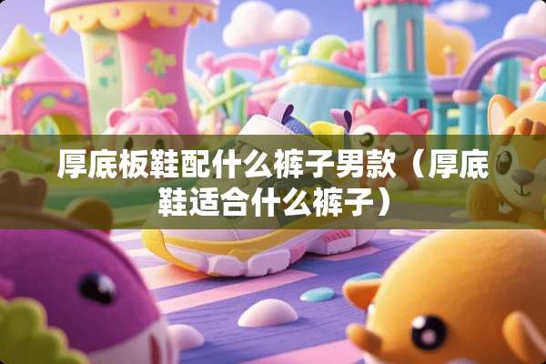 厚底板鞋配什么裤子男款（厚底鞋适合什么裤子）