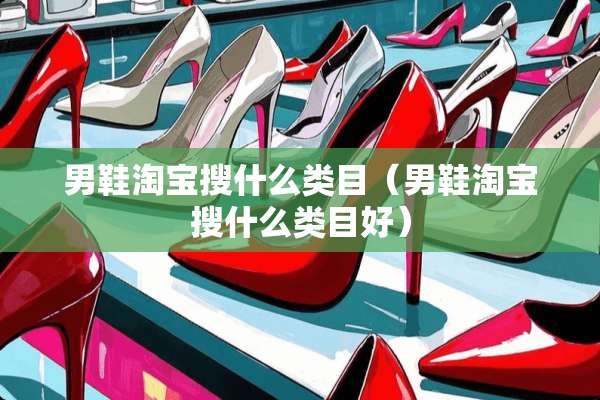 男鞋淘宝搜什么类目（男鞋淘宝搜什么类目好）