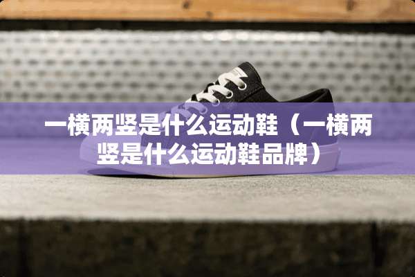 一横两竖是什么运动鞋（一横两竖是什么运动鞋品牌）
