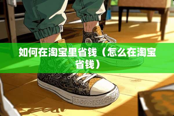 如何在淘宝里省钱（怎么在淘宝省钱）