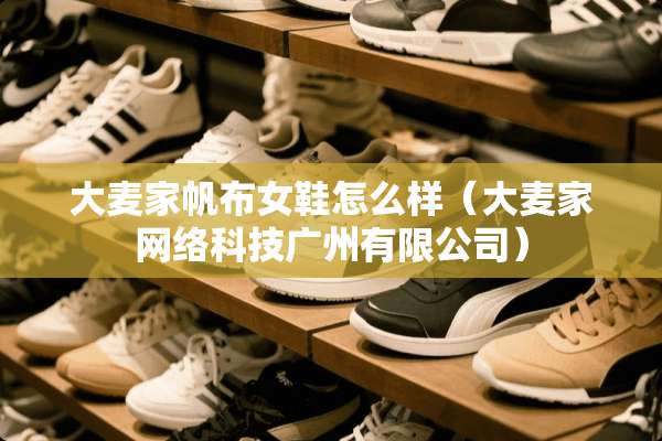 大麦家帆布女鞋怎么样（大麦家网络科技广州有限公司）