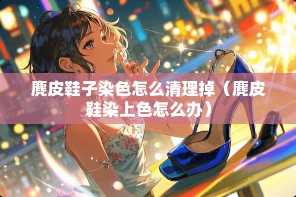 麂皮鞋子染色怎么清理掉（麂皮鞋染上色怎么办）