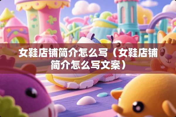 女鞋店铺简介怎么写（女鞋店铺简介怎么写文案）