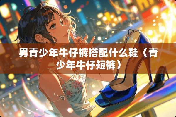 男青少年牛仔裤搭配什么鞋（青少年牛仔短裤）