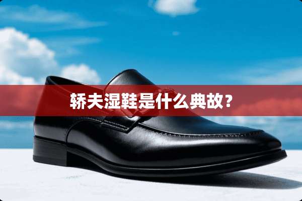 轿夫湿鞋是什么典故？