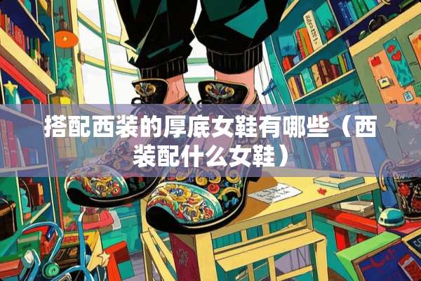 搭配西装的厚底女鞋有哪些（西装配什么女鞋）