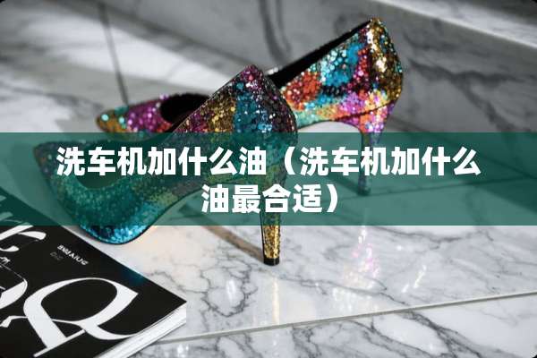 洗车机加什么油（洗车机加什么油最合适）